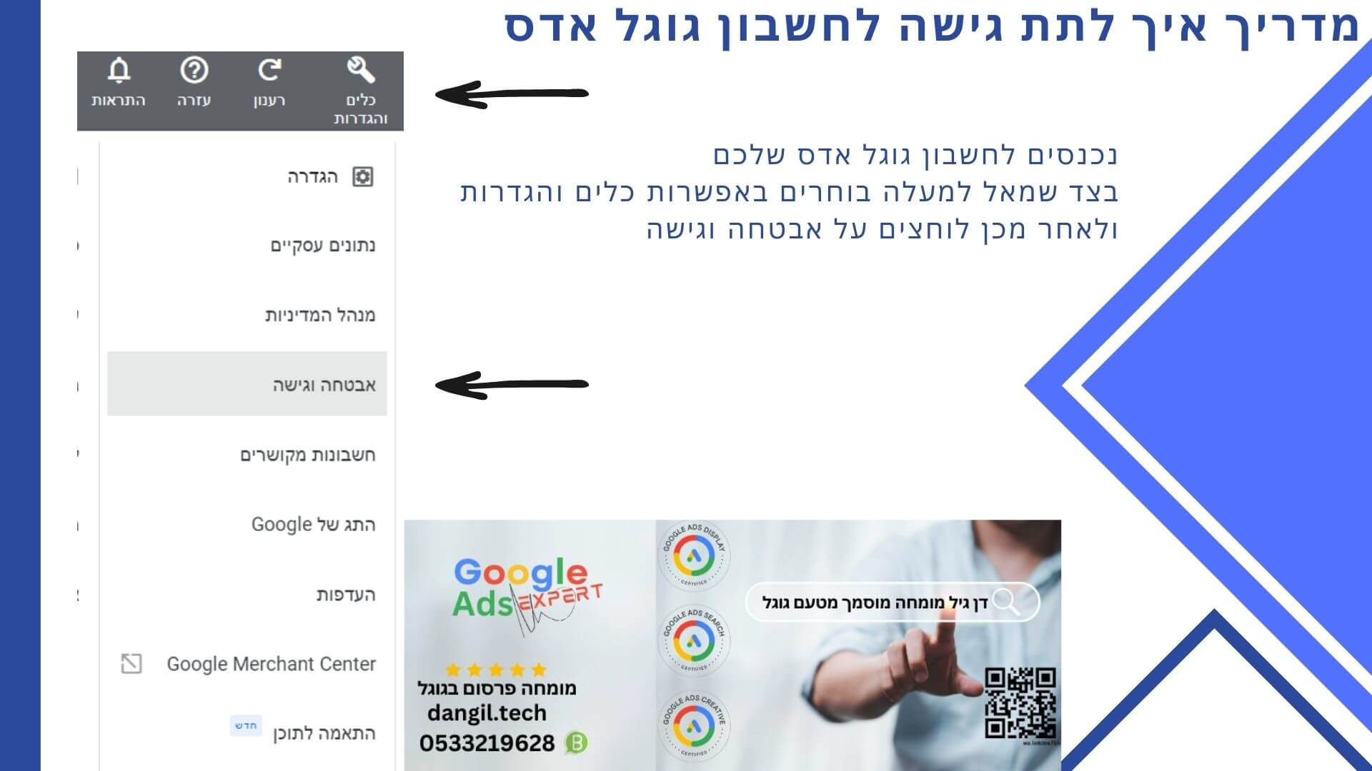גישה-לחשבון-גוגל-אדס