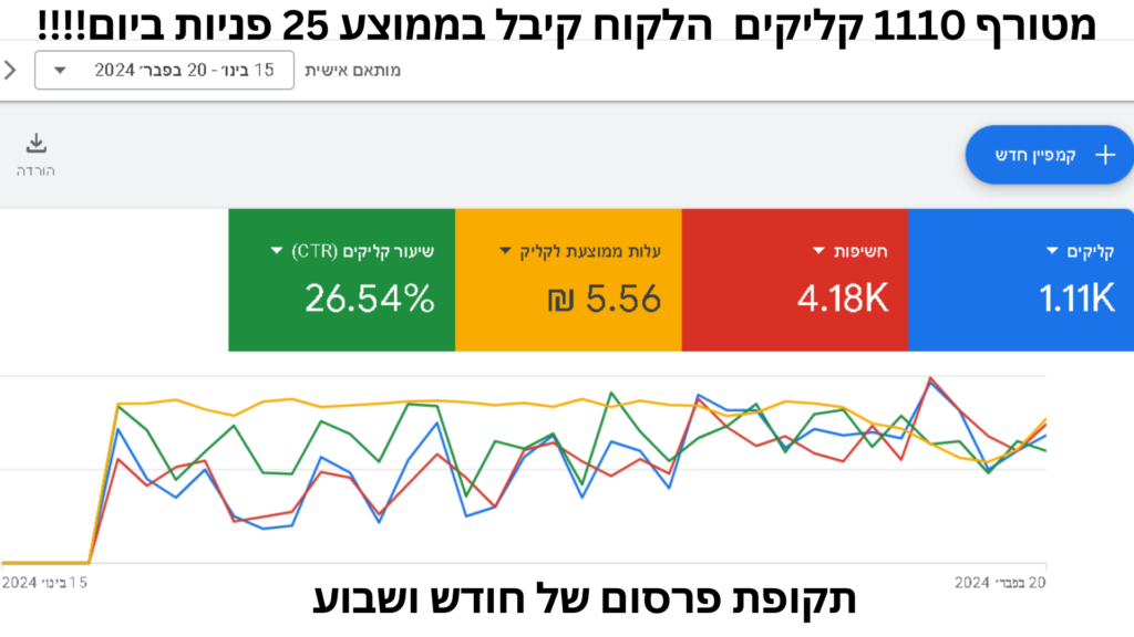 ניהול קמפיין בגוגל