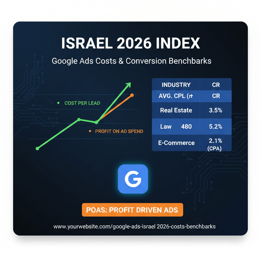 מדד עלויות פרסום בגוגל בישראל